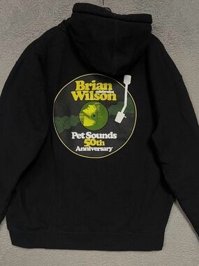 Beach Boys Brian Wilson Pet Sounds 50th Anniversary Black Hoodie XXL